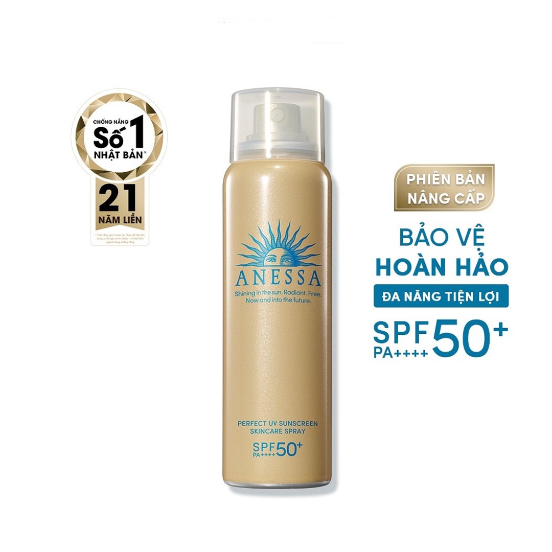 Xịt Chống Nắng Toàn Diện Anessa Perfect UV Spray Sunscreen Spf50+ Pa++++ (60g)