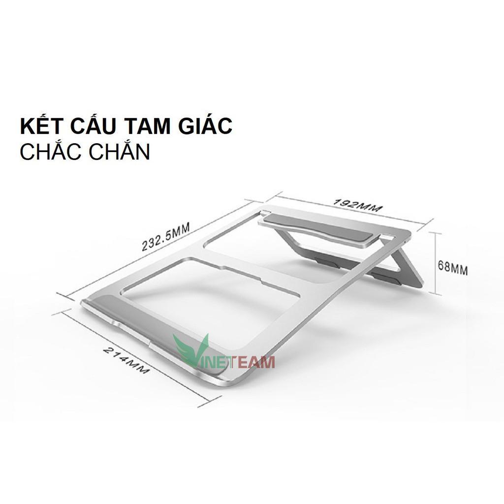 Giá Đỡ Dành Cho Laptop Macbook Để Bàn Có Thể Gấp Gọn. Chất Liệu Hợp Kim Nhôm Cao Cấp -dc3939