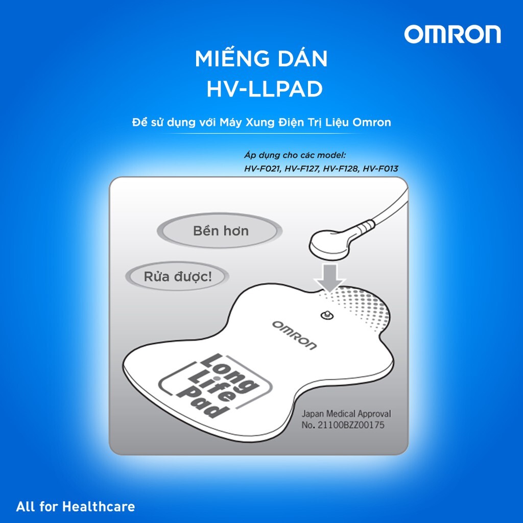 Miếng dán điện cực OMRON HV-LLPAD HV LONG LIFE PAD 