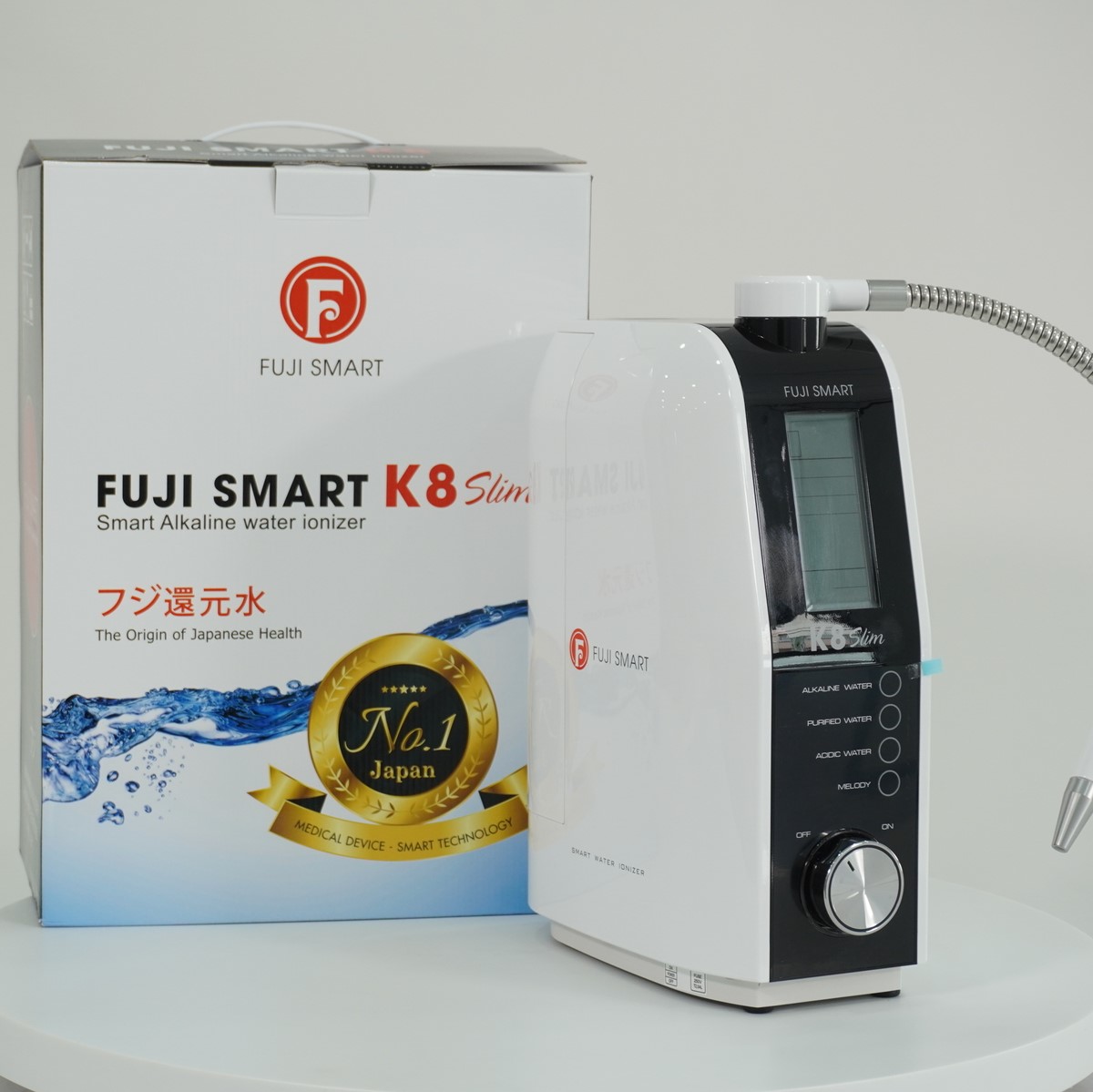 Máy Lọc Nước Ion Kiềm Fuji Smart K8 Slim - Hàng Chính Hãng 