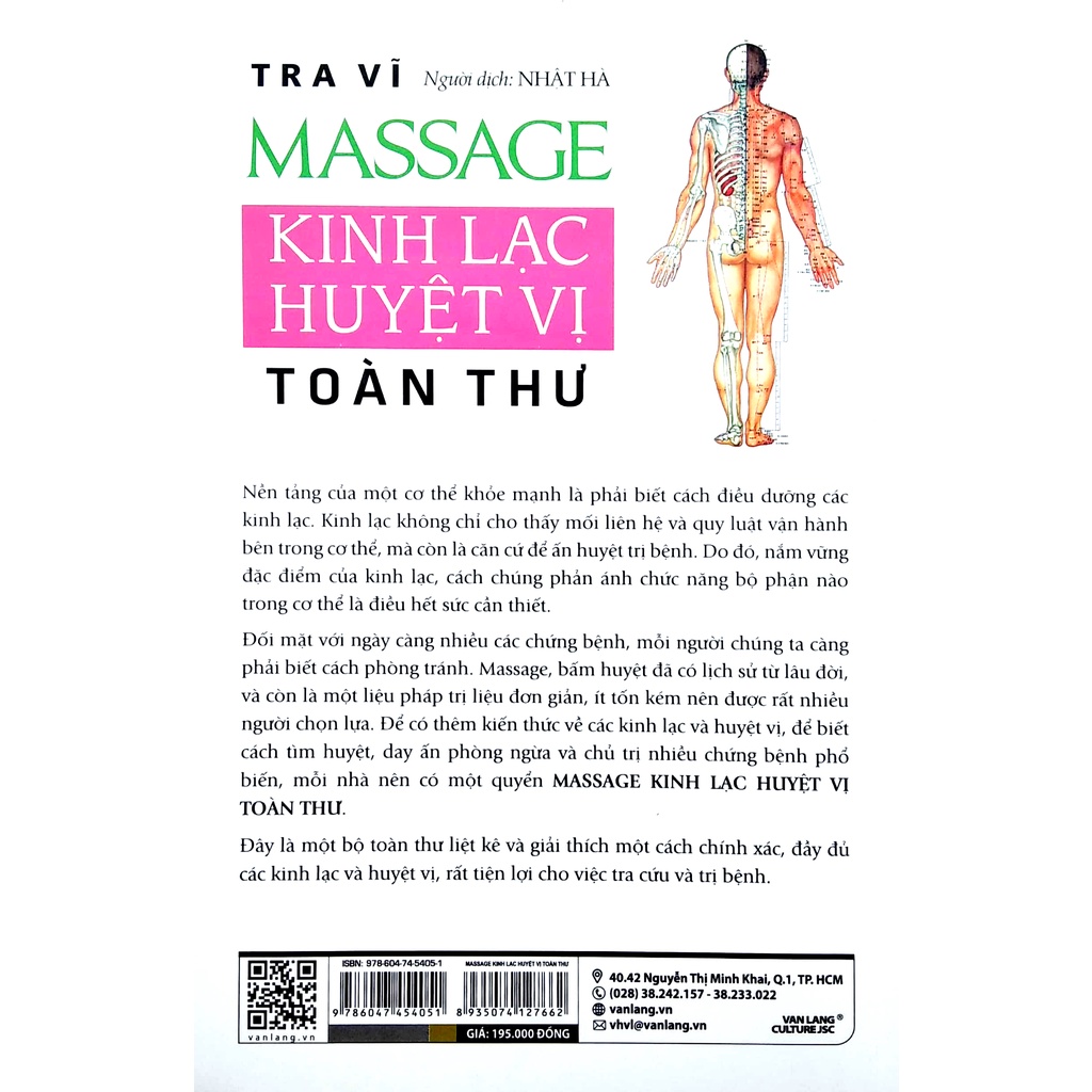 Massage - Kinh Lạc Huyệt Vị Toàn Thư (Tra Vĩ - Văn Lang)