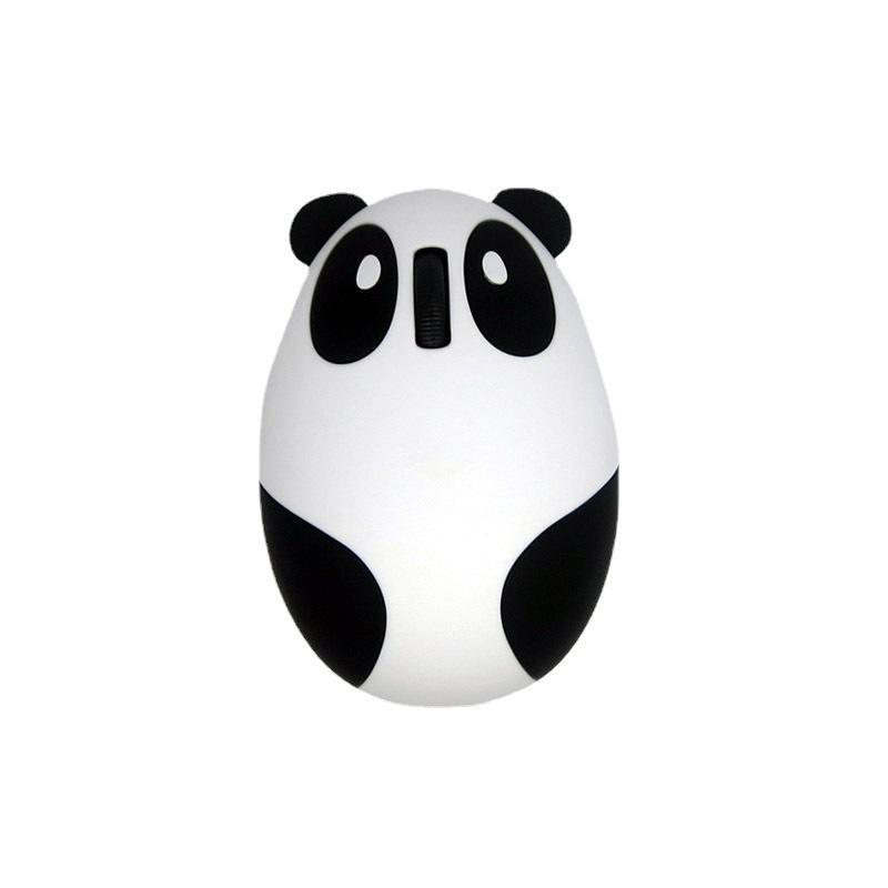 Điểm tốt nhất chuột không dây 2.4G cô gái hoạt hình dễ thương chuột gấu trúc tích hợp pin sạc tắt tiếng