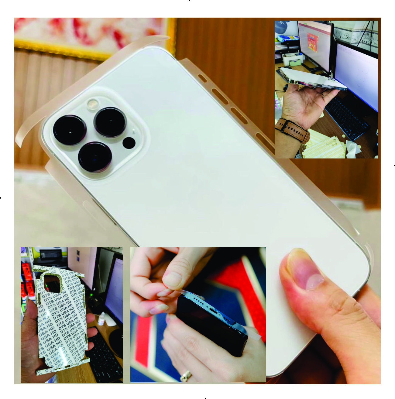 Miếng Dán PPF mặt lưng full viền dành cho iphone 11 đến 14 pro max, bảo vệ máy toàn diện