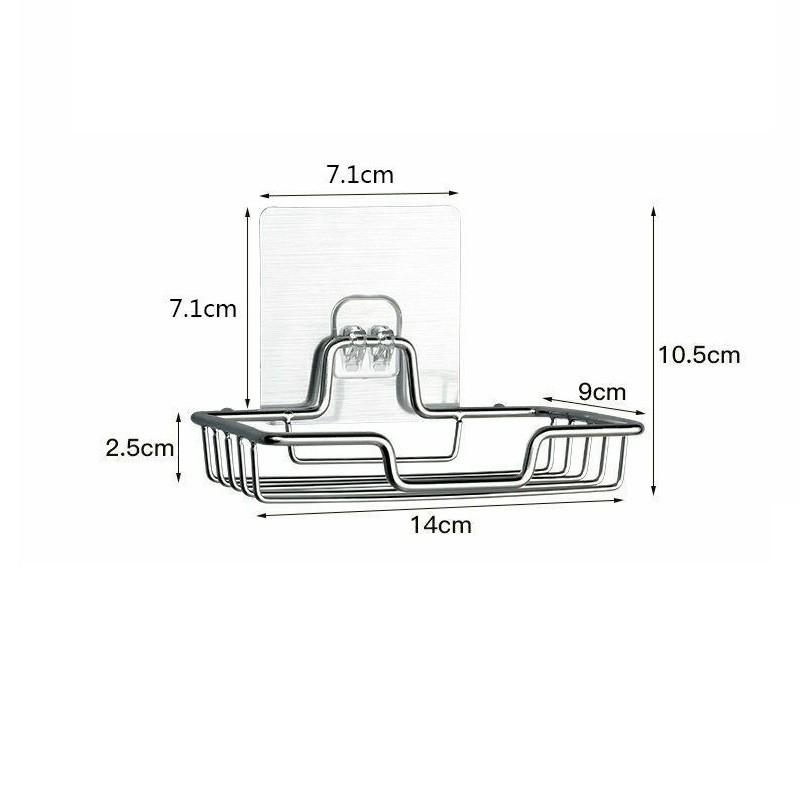 Giá Inox Để Xà Bông Dán Tường Phòng Tắm Hiện Đại , Kệ Để Đồ Đa Năng, Kệ Inox Để Đồ Nhà Tắm, Sạch Sẽ, Tiện Dụng. Kingler 4039