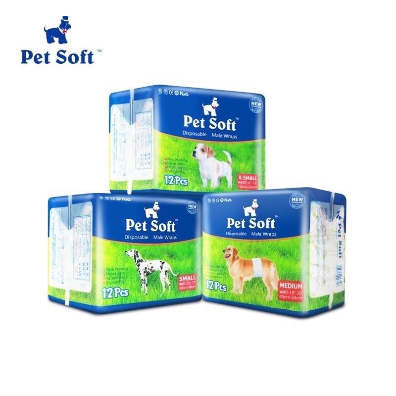 Bỉm dành riêng cho chó đực Pet Soft