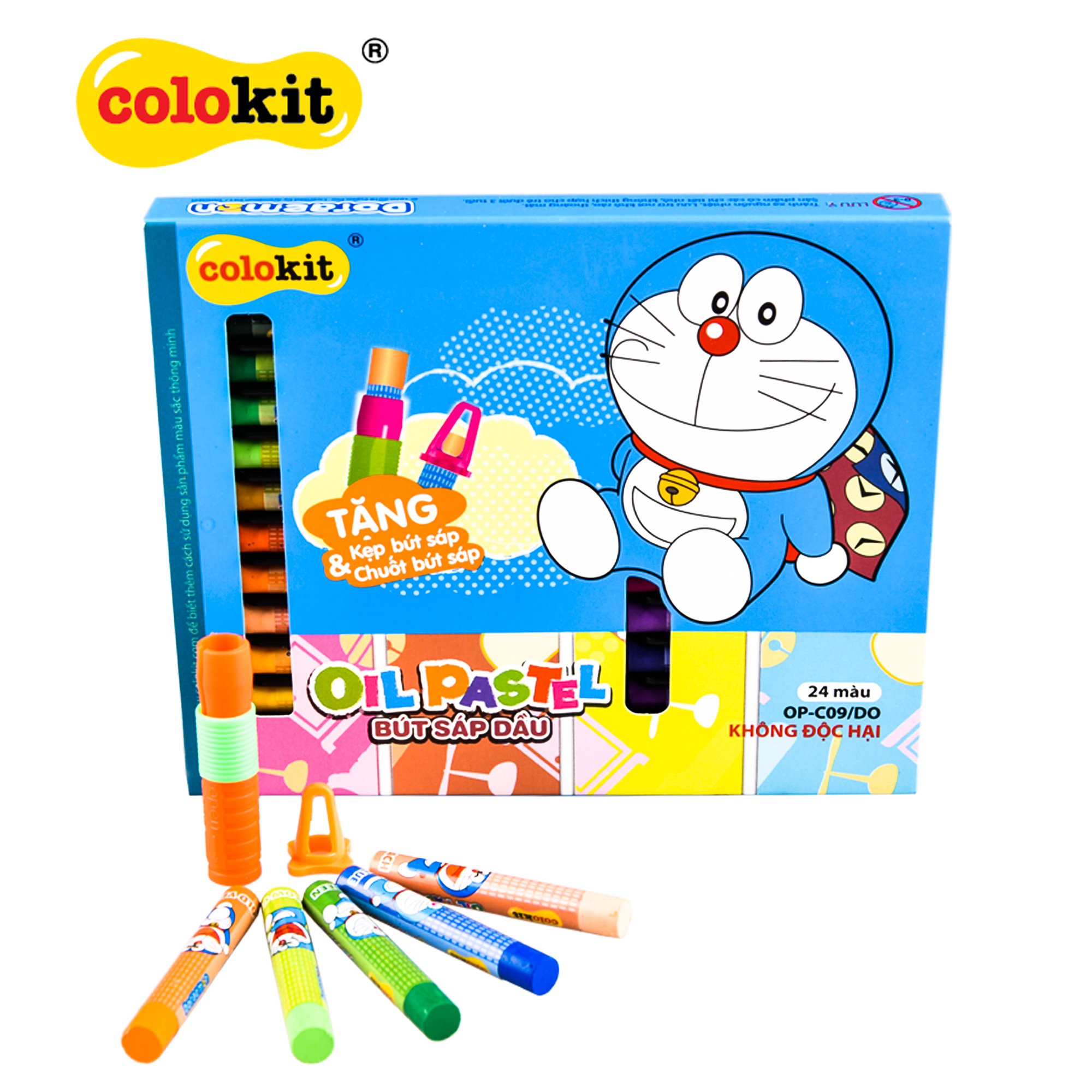 Bút Sáp dầu Thiên Long Doraemon OP-C09/DO