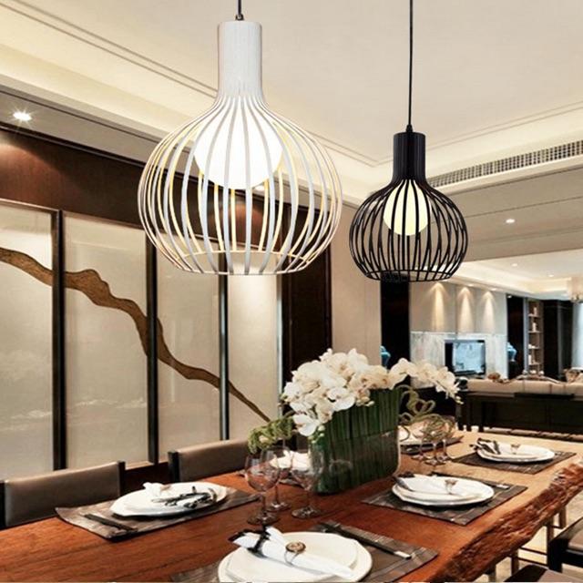 Bộ 3 thả chụp nơm trang trí bàn ăn kèm bóng LED cao cấp