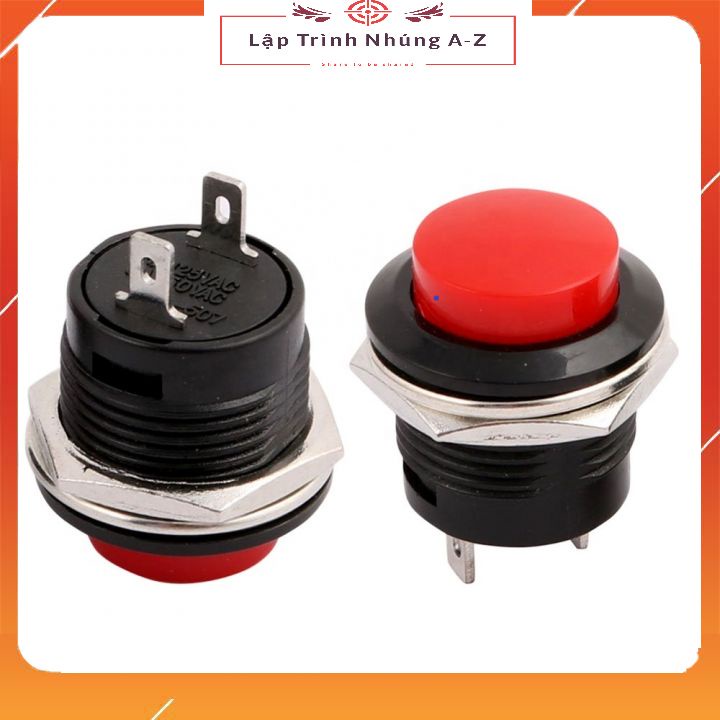 [Lập Trình Nhúng A-Z][105] Nút Nhấn Nhả R13-507 16mm