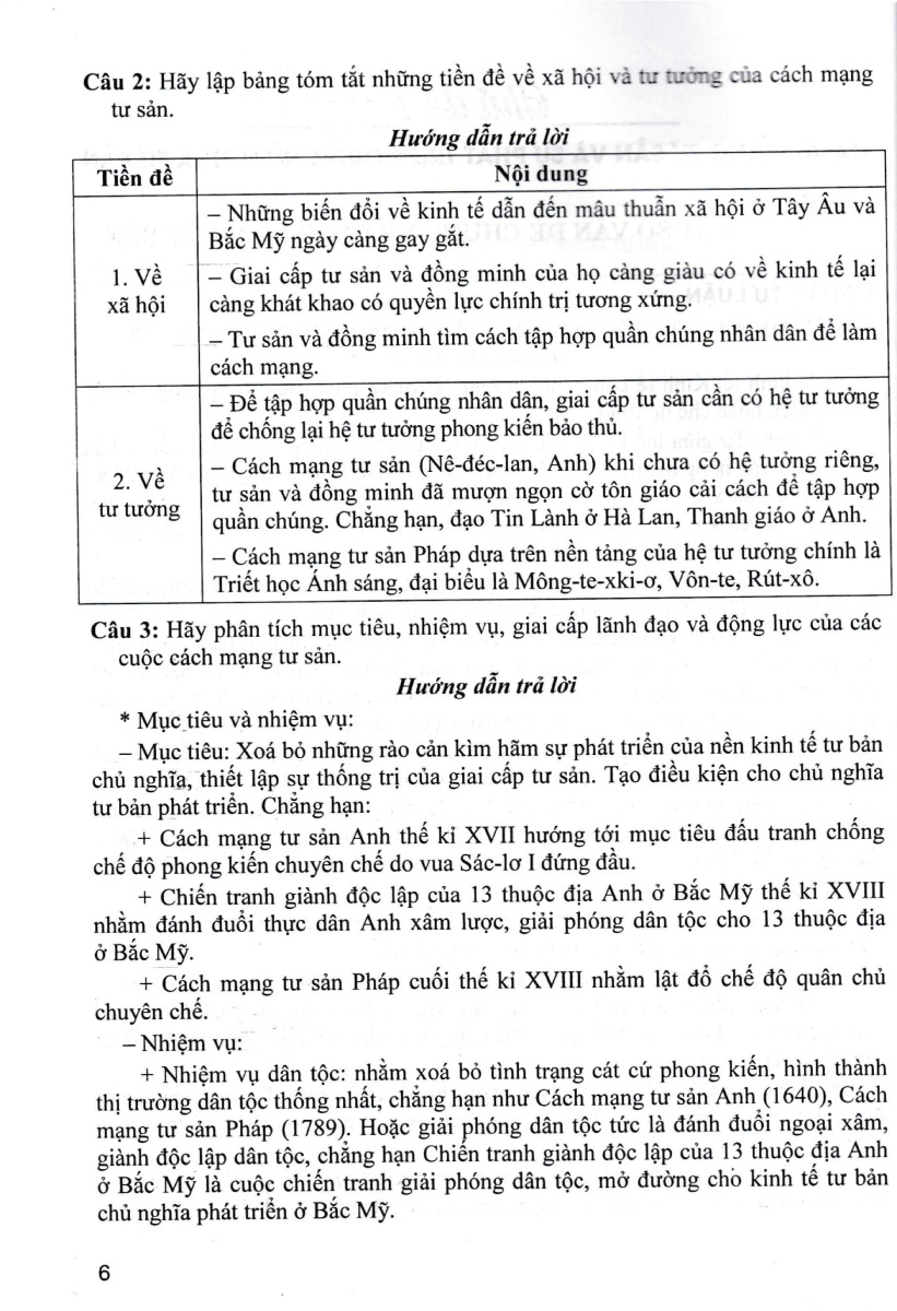 Trả Lời Câu Hỏi Lịch Sử 11 - Tự Luận Và Trắc Nghiệm _HA