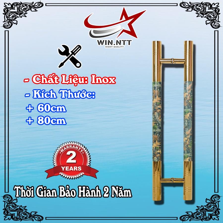 Tay Nắm Cửa Kính Cường Lực, Cửa Nhôm - Nắm Cửa Giả Đá Xanh Lá