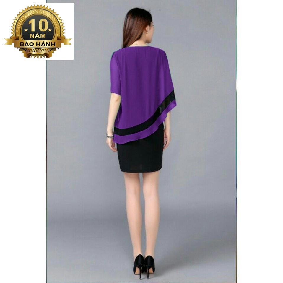 SALE - Đầm ôm body, áo ngoài cánh dơi MS214