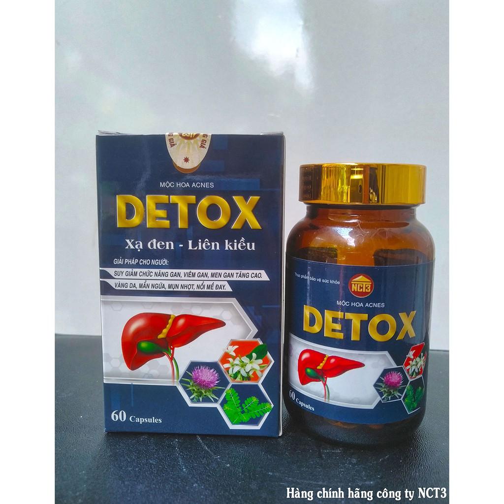 Mộc Hoa Acnes DETOX (60 viên) (Hàng chính hãng công cy NCT3)