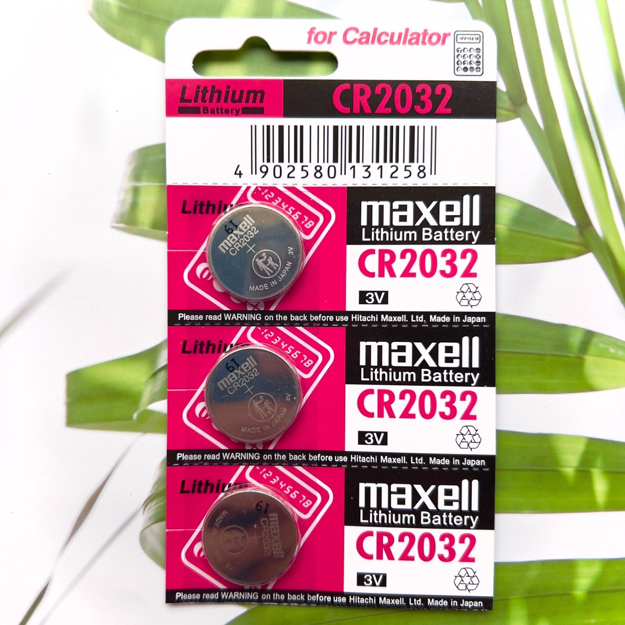 Pin Maxell CR2032 3V Hàng Chính Hãng Nhật Bản Date 2031 Made in Japan