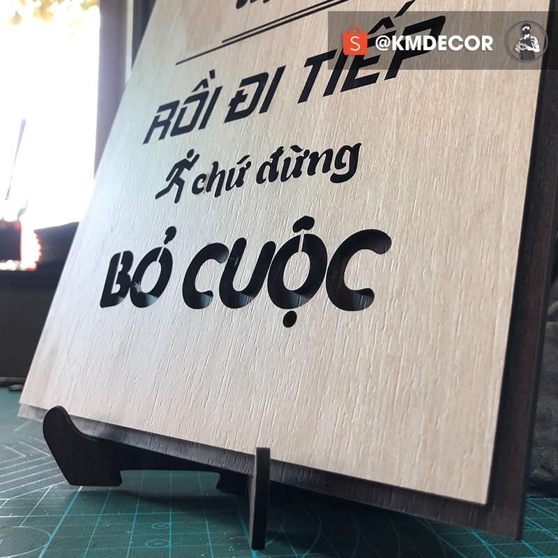 Mẫu tranh &quot;mệt thì nghỉ rồi đi tiếp chữ đừng bỏ cuộc&quot; - Tranh tạo động lực treo tường trang trí văn phòng