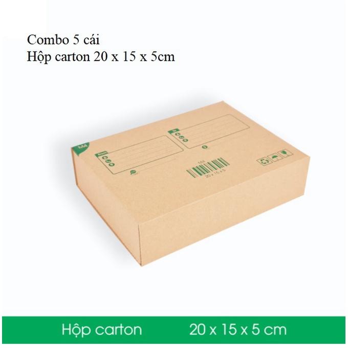 Hộp carton gói hàng - Combo 5 cái