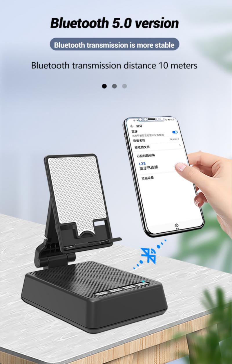 L29 Mini Portable Wireless Bluetooth-compatible Speaker Folding Phone Holder Bracket Compatible For Iphone Samsung Xiaomi