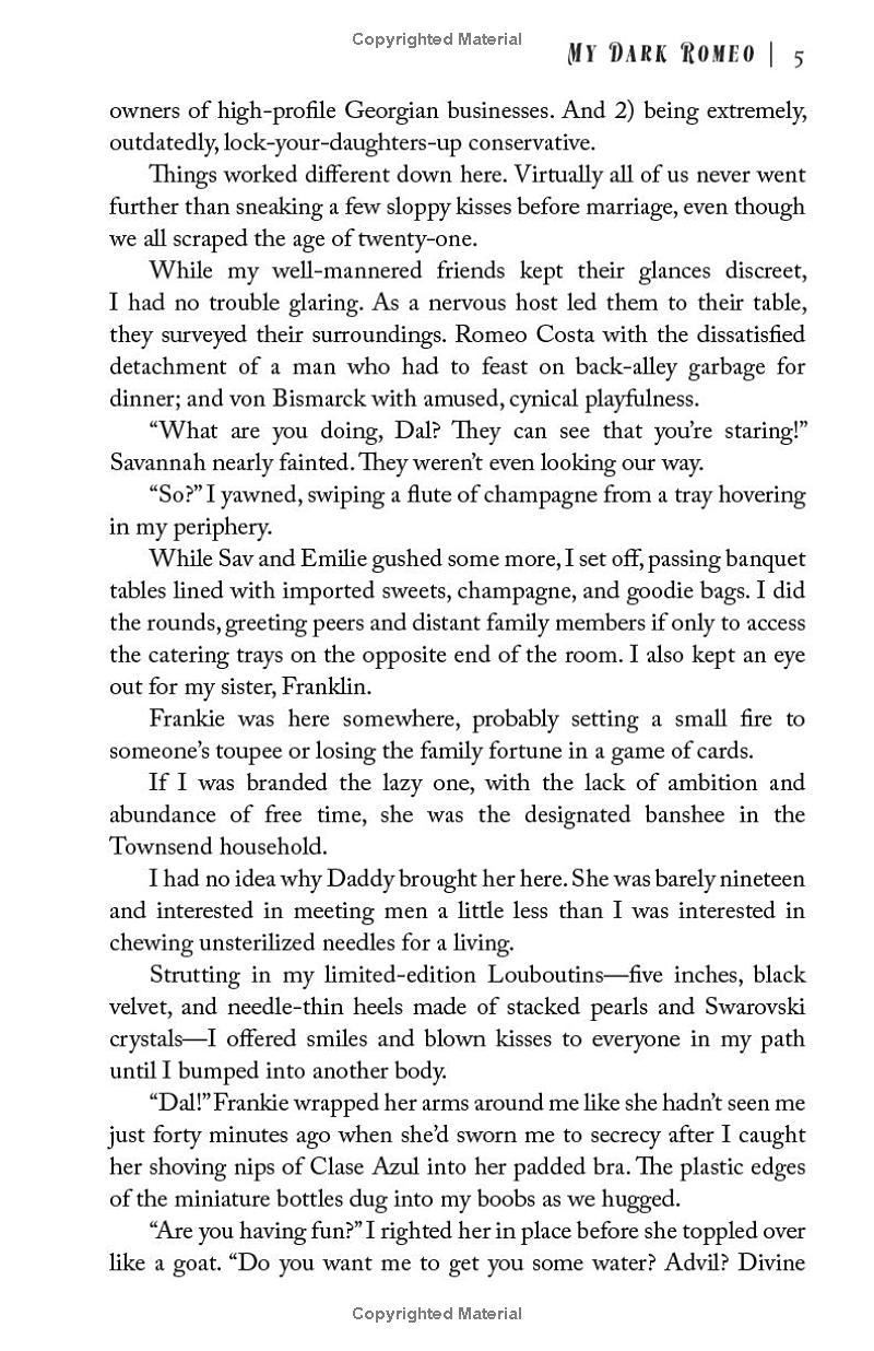 Sách ngoại văn: My Dark Romeo