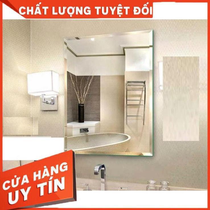 Gương soi nhà tắm kiếng soi dán tương giá rẻ treo tương kích thước 60x80 - guong mirror