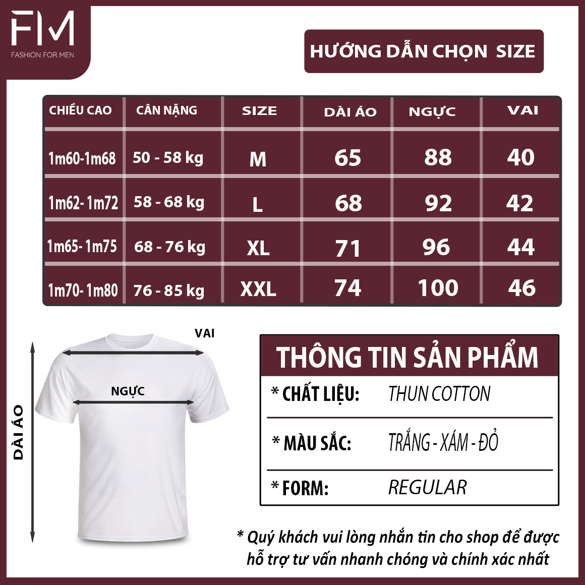 Áo thun nam cổ tròn tay ngắn, chất thun cao cấp, trẻ trung, năng động – FORMEN SHOP – FMPS080