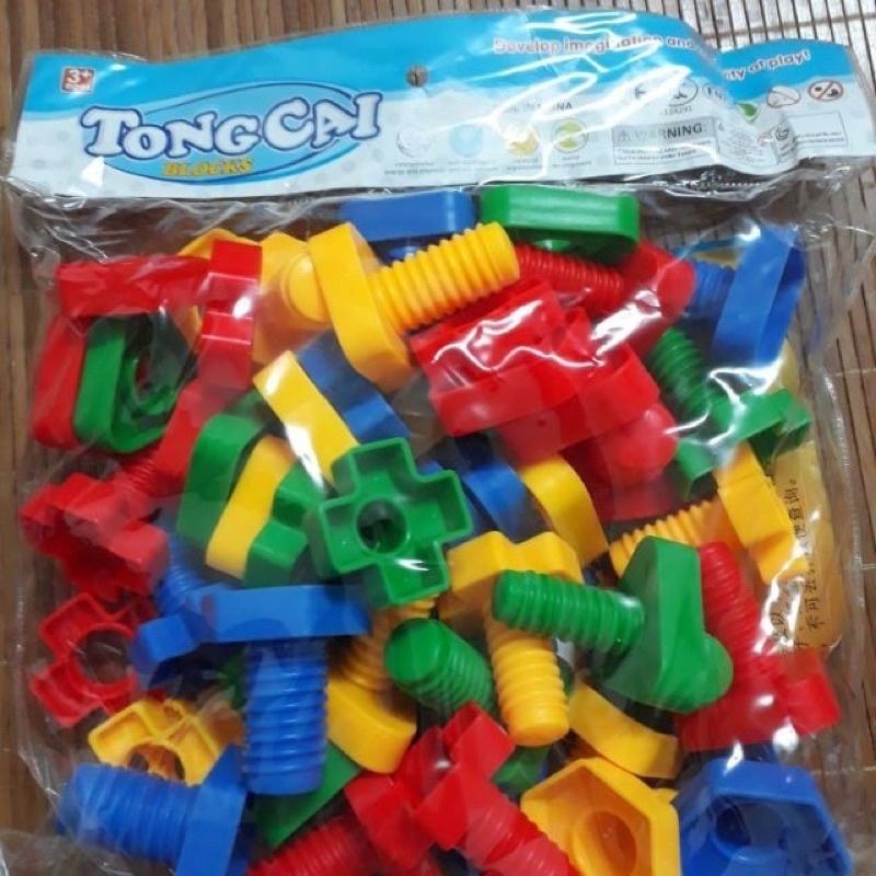 Đồ chơi lắp ghép hình ốc vít sáng tạo