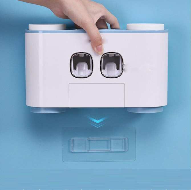 Bộ Nhả Kem Đánh Răng Tự Động 4 Cốc E1802