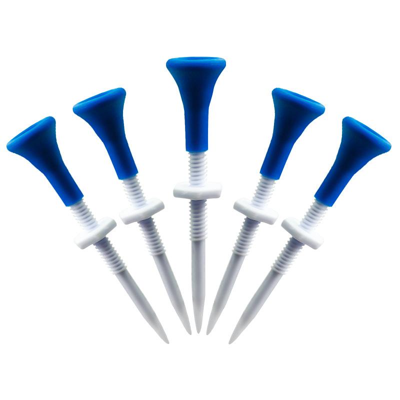 5pcs/hộp golf kép tee bước xuống người giữ bóng golf điều chỉnh chiều cao golf tees nhựa huấn luyện golf bóng Đứng ngoài trời: 1 bộ