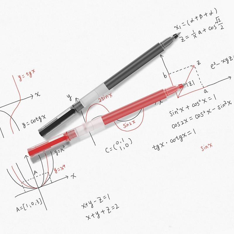 XIAOMI 10 Bút Bi Mực Đen / Đỏ Ngòi 0.5mm