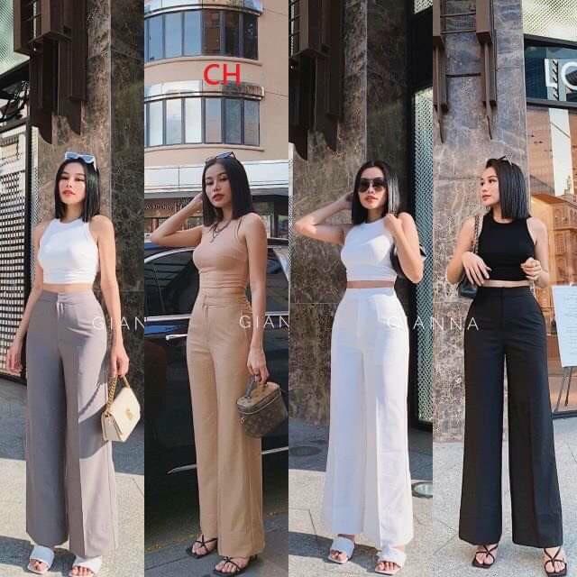 Áo ba lỗ ngược dáng croptop body co giãn 4 chiều