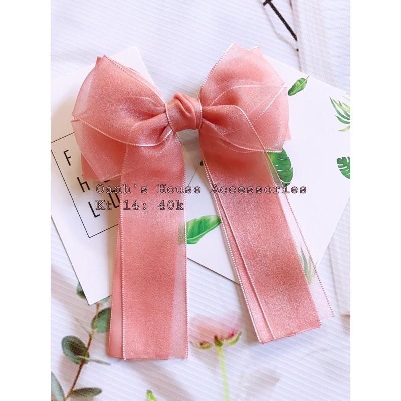 Kẹp nơ phối voan siêu xinh