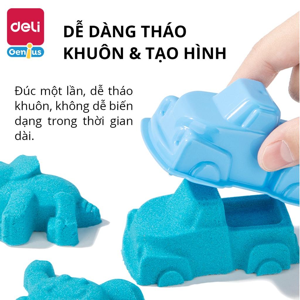 500gr Cát Động Lực Tạo Hình Nhiều Màu Deli - Cát Dẻo Vi Sinh Dễ Tạo Hình, An Toàn, Không Dính Tay - Đồ Chơi Giáo Dục Cho Bé Thoả Sức Sáng Tạo - 67868