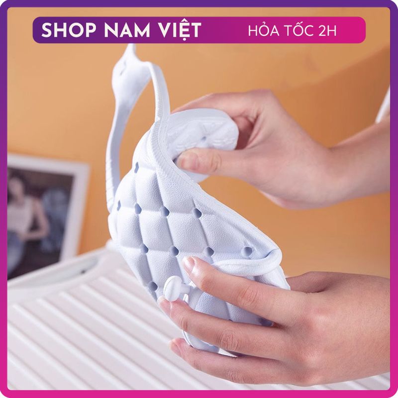 Dép Gấp EVA Siêu Nhẹ Đi Du Lịch, Đi Biển Chống Trơn Trượt