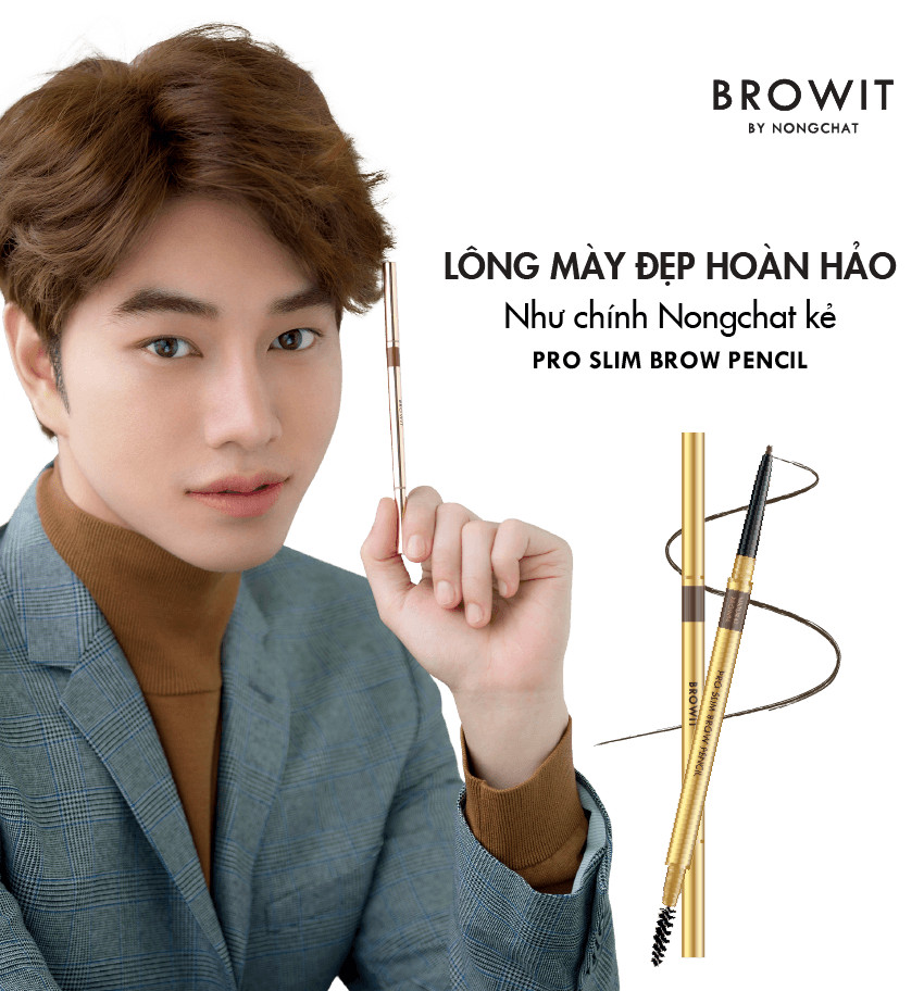 Chì kẻ mày siêu mảnh Browit Pro Slim Brow Pencil 0.06g