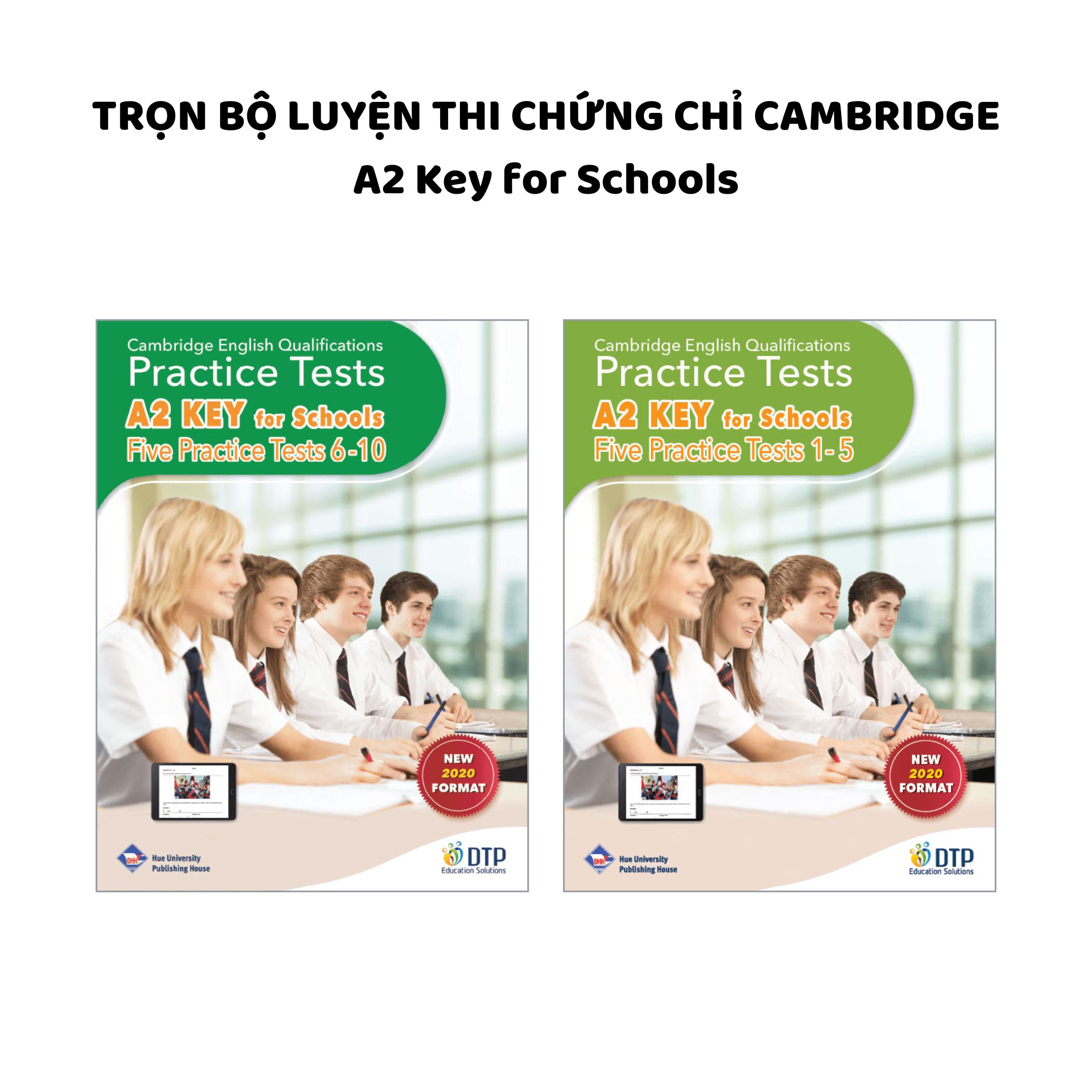 Trọn bộ sách luyện thi chứng chỉ Cambridge A2 Key for Schools