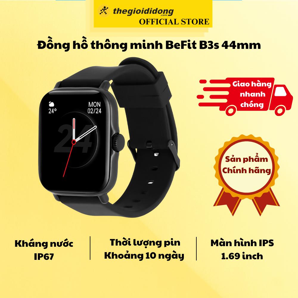 Đồng hồ thông minh BeFit B3s 44mm - Hàng Chính Hãng