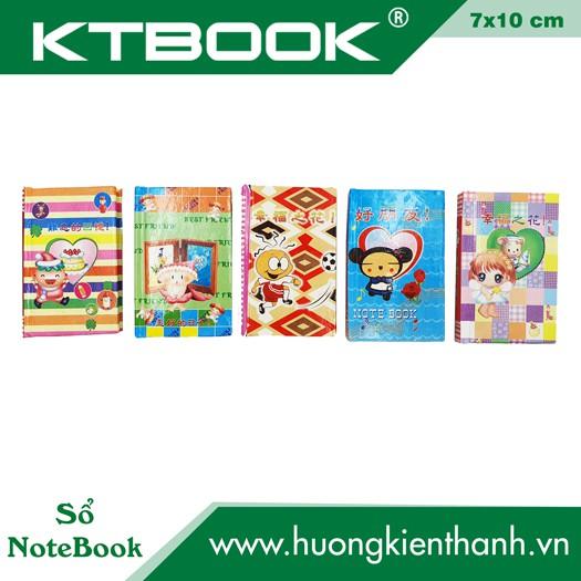 Sổ Bìa Cứng ghi chép NoteBook KTBOOK Khổ Nhí size 7 x 10 cm