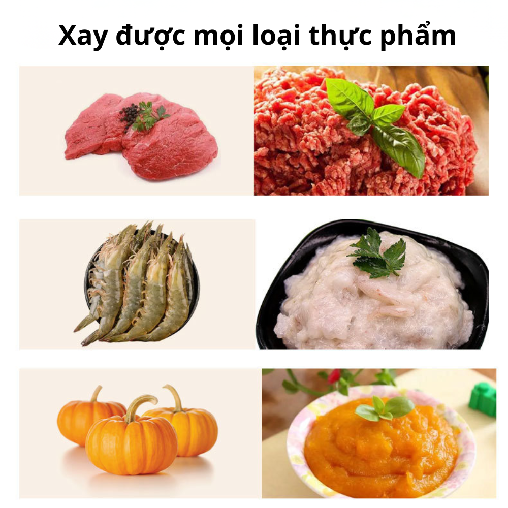 Máy xay thịt đa năng Lumabella LB-7025A cối xay thủy tinh 2L, lưỡi dao thép không gỉ sắc bén, xay nhuyễn mọi thực phẩm - DELIYA HÀNG CHÍNH HÃNG