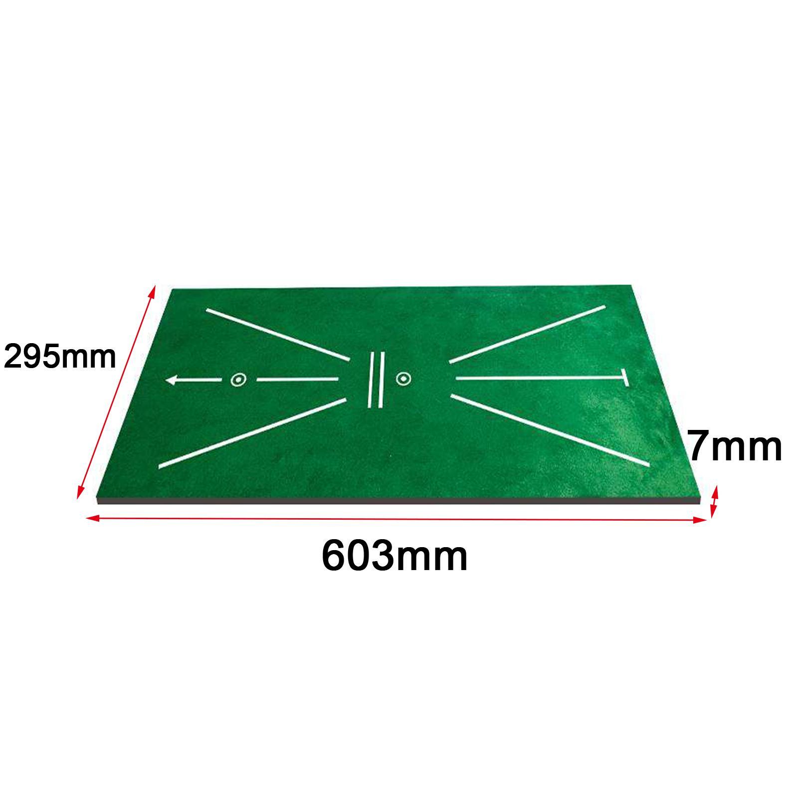 2x60x30cm Golf Training Mat Rug Swing  Batting   Home