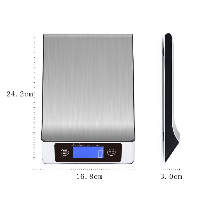 Cân điện tử nhà bếp 5kg/1g cao cấp V2017 ( Chống nước nhẹ )