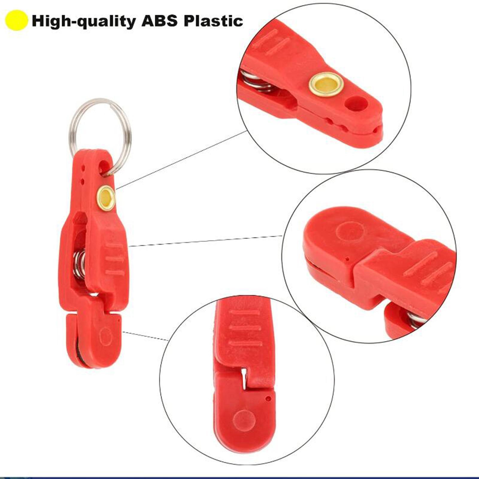 5 Pieces Heavy Tension Snap Release Clips for Weight Boat Fishing Downrigger