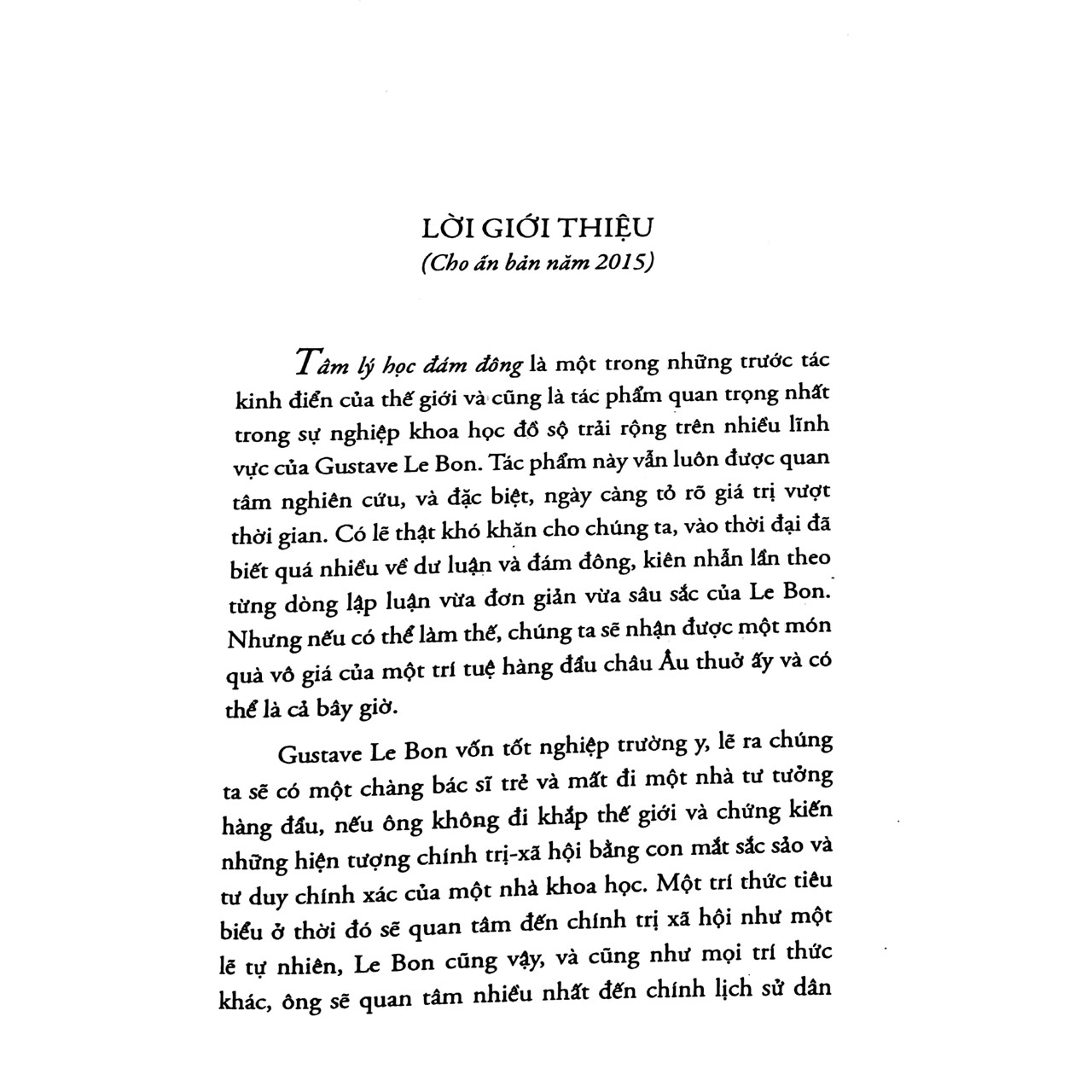 Tâm Lý Học Đám Đông (Tái Bản) ( tặng kèm bookmark Sáng Tạo )