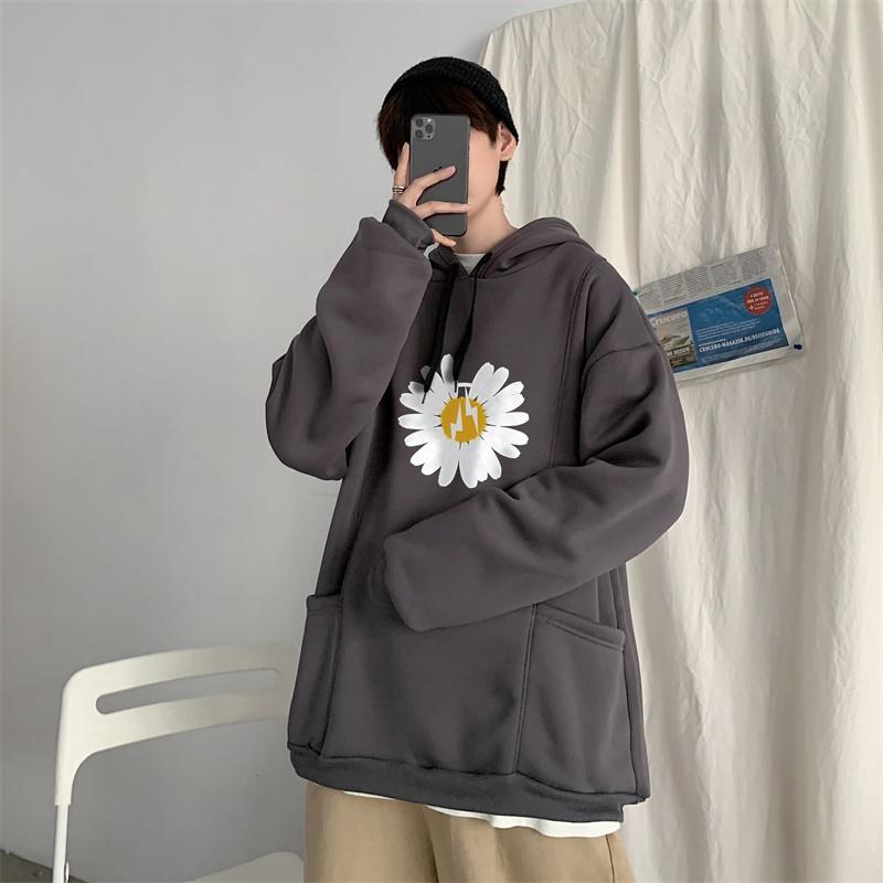 Áo Hoodie Tay Dài Thời Trang Phong Cách Hàn Quốc Cho Nam 3 Màu M-2Xl