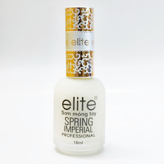 Sơn dưỡng móng Elite Spring Imperial Pháp 18ml ,Trắng Gạo - 18ML