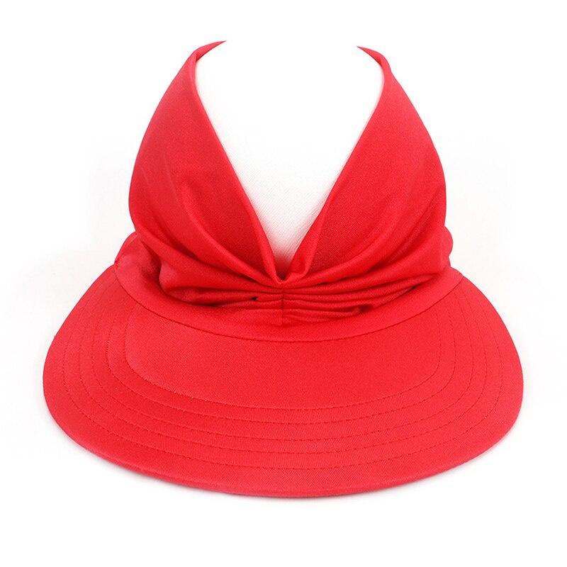 Women Beach Hats Summer Outdoor Sun Shade Wide Brim Caps Hat Empty Top Breathable Sunscreen Sunhat Visor Sport Caps Hats
