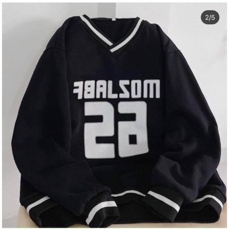 Áo khoác sweater nỉ ngoại viền cổ unisex ulzzang nam nữ