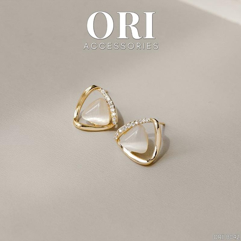 Khuyên tai nữ đính đá Giselle độc đáo thời trang ORI ACCESSORIES B042
