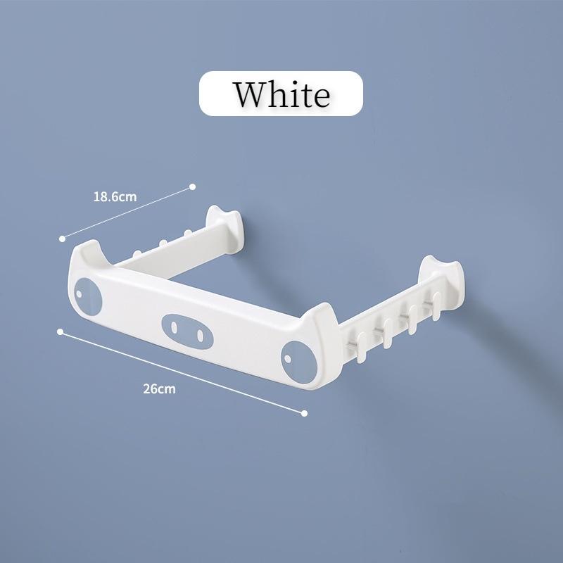 Giá Đỡ Túi Rác Gắn Tường Không Cần Đục Hình Heo Hoạt Hình Dành Cho Nhà Bếp
