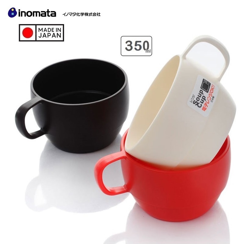 Cốc uống nước Nhật dáng ngắn Inomata nhựa cao cấp, an toàn tuyệt đối