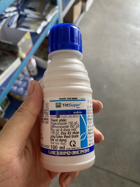 Tilt Super 300EC 100ml Syngenta trừ nấm hồng trên mai, đốm lá rỉ sắt trên cây cảnh, hoa Hồng