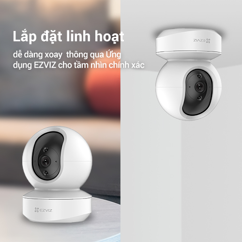 Combo Camera Wi-Fi EZVIZ TY1 FHD 1080p, Trong Nhà, Kèm Thẻ Nhớ  32GB/64GB - Hàng Chính Hãng