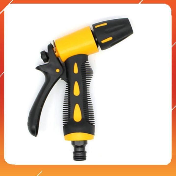 Bộ dây vòi xịt nước rửa xe, tưới cây . tăng áp 3 lần, loại 3m, 5m 206319 cút sập,nối nhựa vàng+ tặng đai